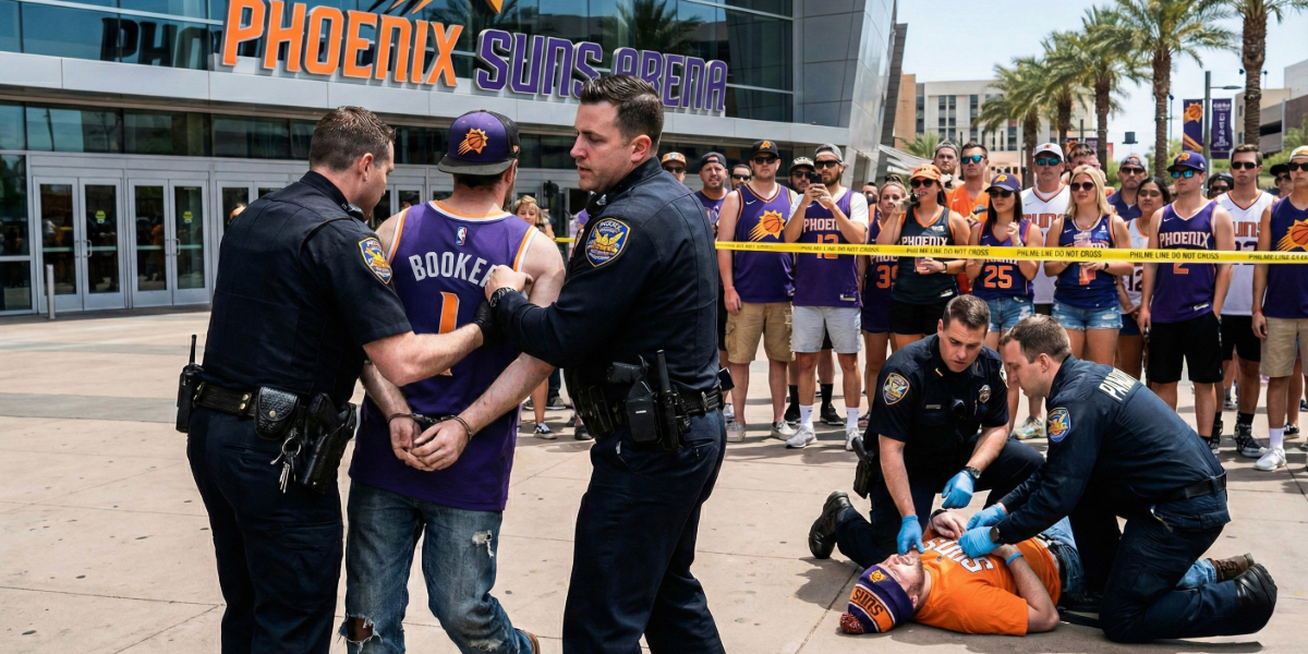Aggravated assault at a Suns game.