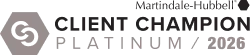 Martindale Hubbel Platinum Client Champion Award