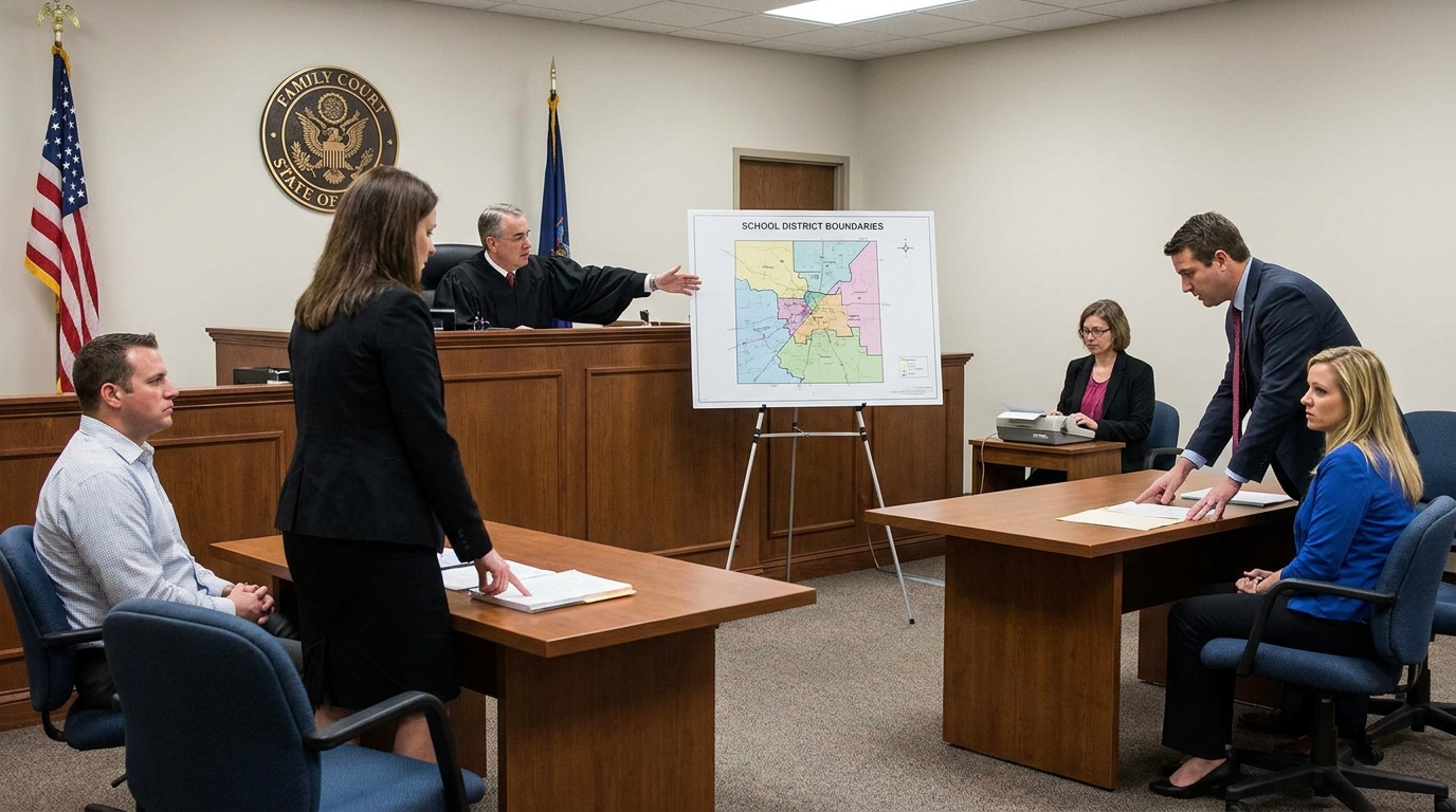 Court involved in school decision.