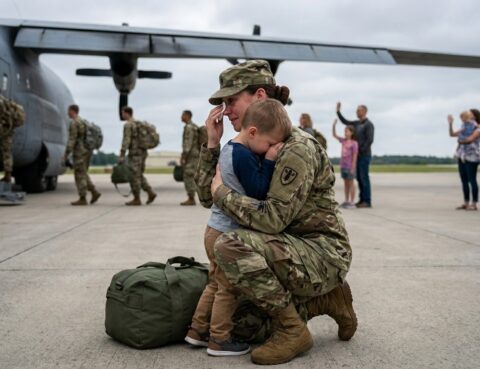 Military parent deployment.