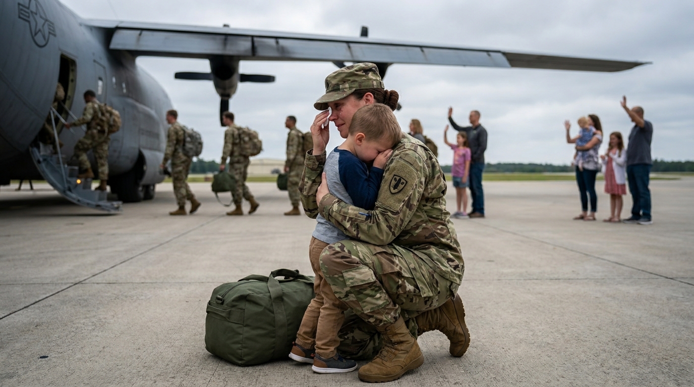 Military parent deployment.